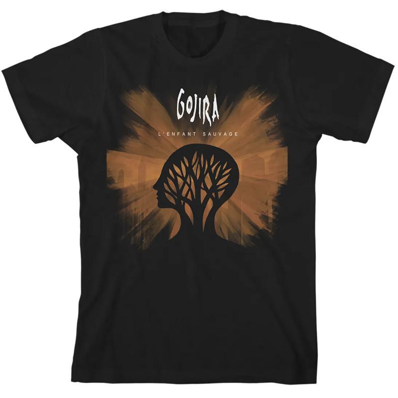 

Gojiras Original French Heavy Metal Bands Casual and Relaxed Printed Cotton Tshirt for Men Short Sleeve S