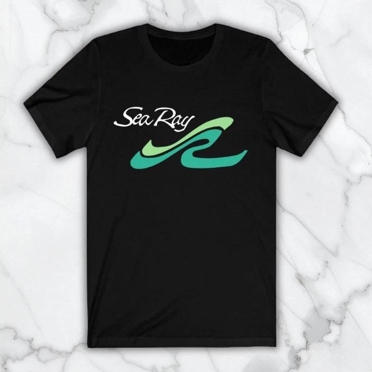 Sea Ray Boats Men s Black Graphic T Shirt Fr XL