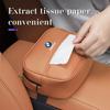 ORWI7 Jant Kapağı, BMW X1 X3 X5 X6 X7 F48 E70 E90 F15 G20 G30 G60 Z4 i7 1 3 5 6 7 Serisi İçin Deri Araba Mendil Çantası Kağıtlık Peçete Kutusu