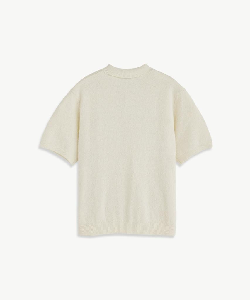 STCO Diems Cool Touch Boucle Short Sleeve Knit_White (Oversized)_Dktxb05Osw