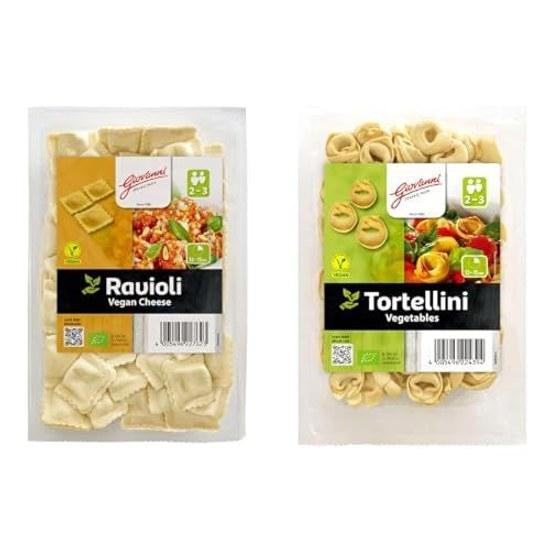 Giovanni Filling Pasta Organic + Tortellini (with Vegetables) 250g Set