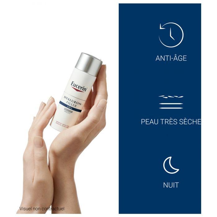 Soin De Nuit - Eucerin - Hyaluron-Filler - 50ml - Anti-rides - Peaux Très Sèches