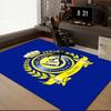 Nassr Football Club Crest Printed Office Carpet Chair Cushion  Entryway Rug, Rugs for Living Room, Bedroom Christmas gifts