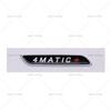 UMEG7 1Pc 3D ABS 4 Matic + 4matic AMG Emblem Letters Car Trunk Badge For Mercedes Benz A C E GLC X156 W205 W213 4matic AMG Car Sticker