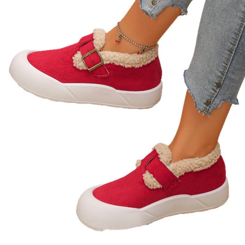 Plus - Size Women's Fleece - Lined Fuzzy Birkenstock - Style Winter Driving Moccasins, 2025 - Slip - On, Flat - Soled and Warm for Outdoor Wear