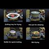 Camping Stove Propane Portable Folding Double Cooking Accessories Camping Cooking Stove for Outdoor Picnic Tailgating Fishing