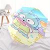 HangYodon Automatic Folding Umbrella-Simple 8-Rib Design, Bright Cartoon Pattern, Durable Iron Frame, Suitable For Travel, Outdoor, Beach-Cu