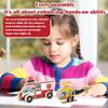 Ambulance Building Wooden Helicopter Toy Suitable For Toddler Fine Motor Skills Puzzle Detachable Building Toys Children's Educational Gift