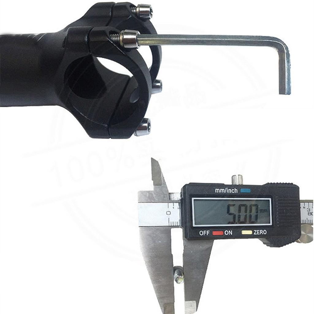 10Pz Viti Manubrio Bici Bulloni Manubrio Bici Bulloni Testa Conica Viti con Rondelle Parte Manubrio Sterzo Bici M5x20mm