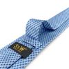 SHLAX&WING Men's Blue Dot Business Silk Long Necktie, 160cm