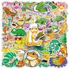 50 Lizard Graffiti Cartoon Animal DIY Waterproof Stickers for Skateboards, Phone Cases, and Luggage