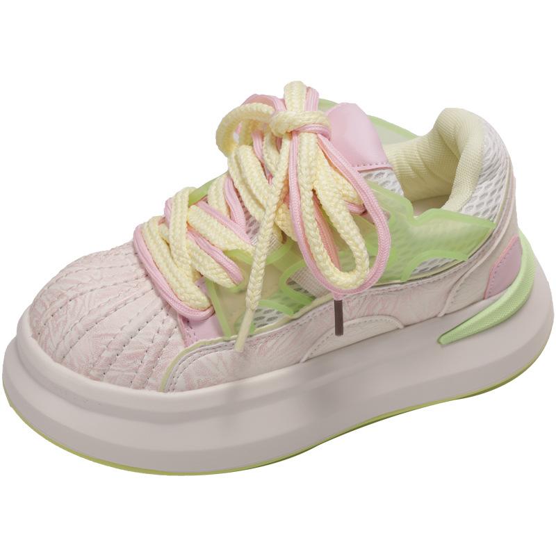 2025 New Designer Niche Platform Trendy Shoes Ins Trendy Casual Versatile Fashion Breathable Skateboard Shoes