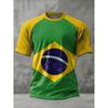 Brazil Soccer T-Shirt Men Women Football Jersey National Team Sports Tee Summer Athletic To
