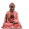Chinese-style Buddha statue lamp ring decoration, ceramic Sakyamuni, creative entrance hall and Zen-inspired decoration for livi