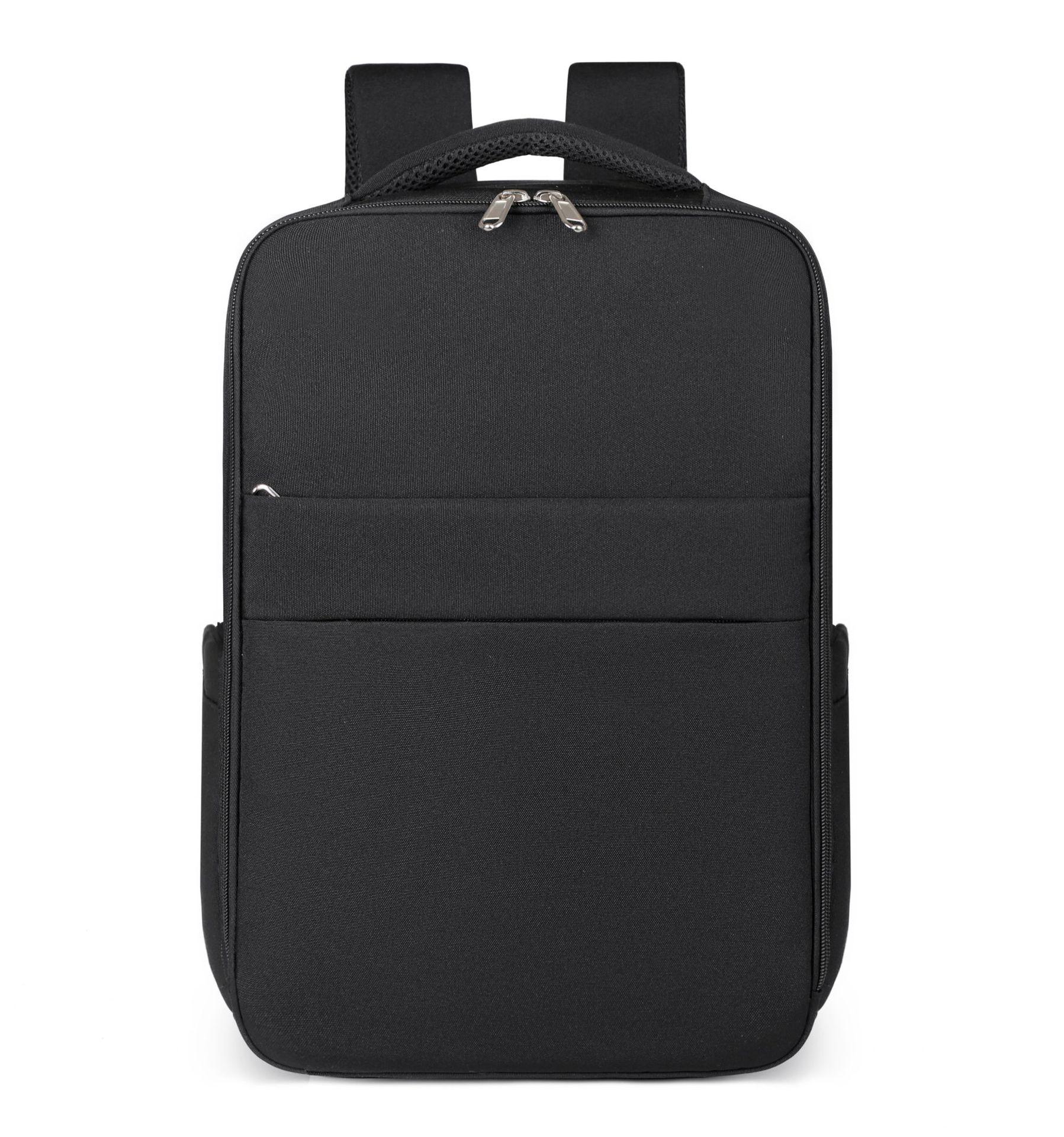 Унисекс Рюкзак большой вместимости, легкий, для путешествий, бизнеса, школы и ноутбука чёрный