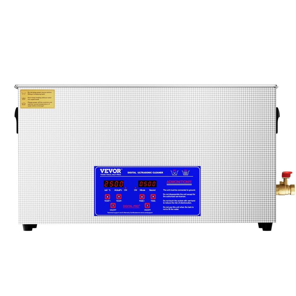 10L Ultrasonic Gun Cleaner 300W Ultra Sonic Cleaner Timer Heater Basket