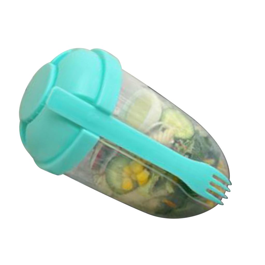 Tasse à Salade de Petit-Déjeuner aux Légumes Portable Saine Tasse Shaker à Salade avec Couvercle et Fourchette