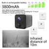 Ubox Mini 4G Security Camera SIM Card or Wifi 5MP Survalance IP Camera 3800 MAh Big Battery Low Power Voice Intercom CCTV Camera