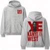 Rapper Kanye West Sweatshirts Telling Truth Is Crazy in A World Full of Lies Hoodies  Bodywarmer Casual Long Sleeve Hoodie