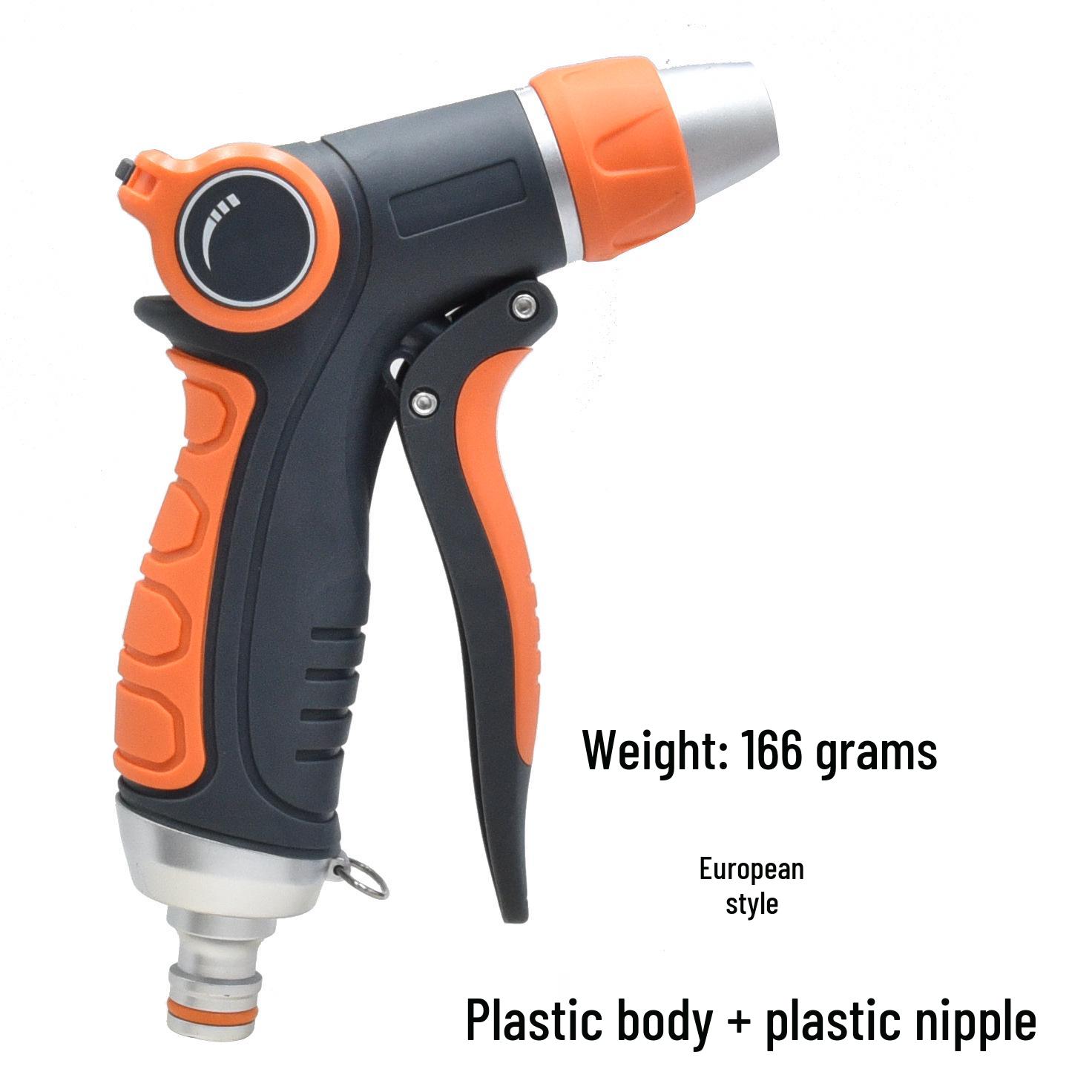 Garden Hose Nozzle & Spray Gun for Watering, Car Wash, and Irrigation