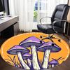 1pc Mushroom Fantasy Office Round Area Rug,  Mat Suitable For Office, Under Office Chairs Bedroom Living Room Home Decor, Room Deco