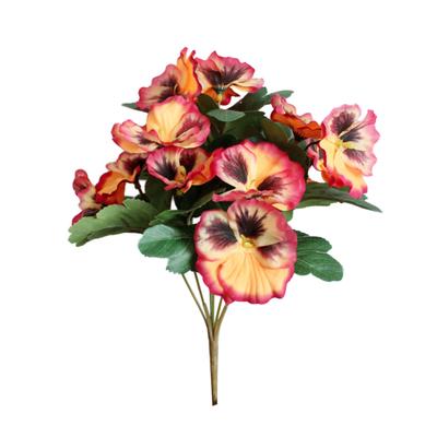 1 szt. Sztuczny kwiat bratek ogród DIY Stage Party Home Wedding Craft Decoration!