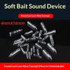 10Pieces Tube Glass Shake Ball Rattle Ball Fishing For Soft Lure Worm Bait ,Fishing Accessory Tackle
