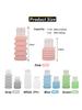 Travel Toiletry Bottles, BPA Free Leak Proof Squeezable Silicone Travel Size Containers, Travel Accessories