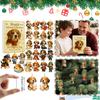 2D Acrylic Christmas Advent Calendar with Pendant for Holiday Countdown