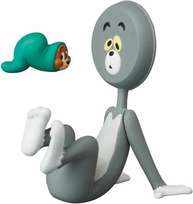UDF Ultra Detail Figur Tom und Jerry SERIE 3 TOM in der Form von Tom und JERRY Jerry der Vinyl Jede Gesamthöhe Bemalt Fertig Figur Nr.669