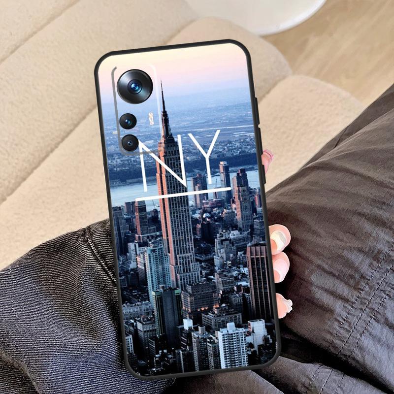 New York City Case For Xiaomi 13 13T 12T 11T 12 Lite 14 Pro 12X POCO F5 Pro X5 X3 M5 X4 F3 F4 C65 Cover