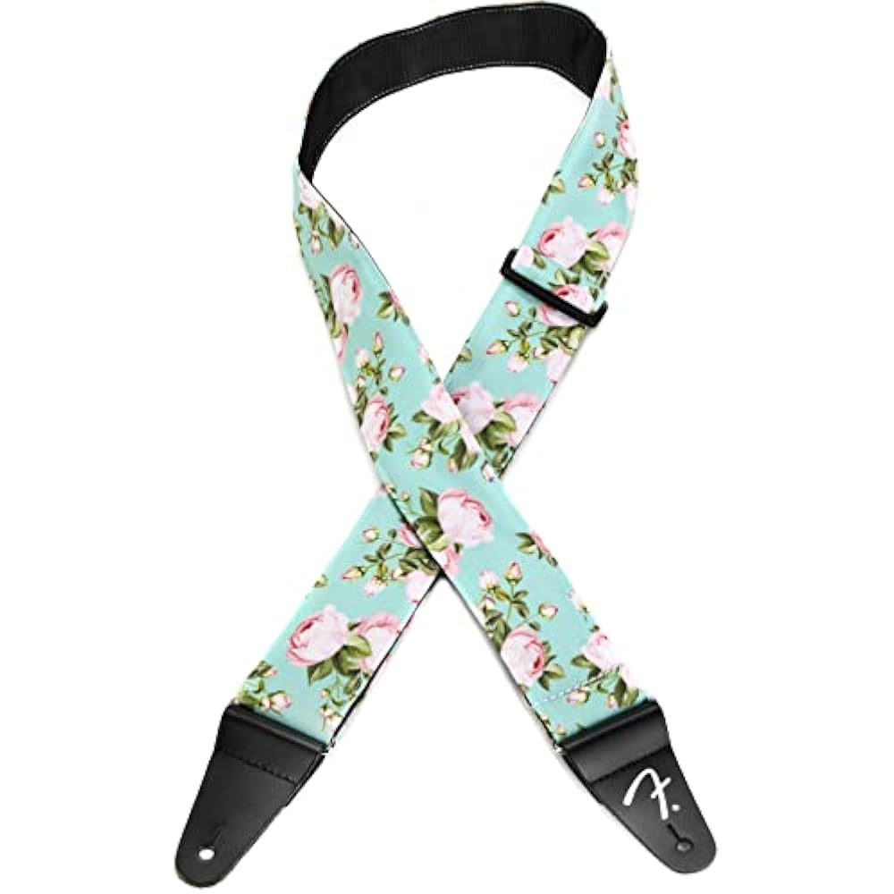 Fender Floral Strap Surf Green 2 Guitar Strap
