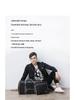 Portable Foldable Travel Bag with Large Capacity and Trolley Handle Attachment