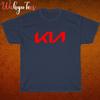 KIA Electric Car Logo Black  Grey  Navy  White Size S-5XL Unisex T-Shirt