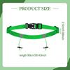 Adjustable Reflective Race Number Belt for Triathlon, with Loops And Fastening System Running