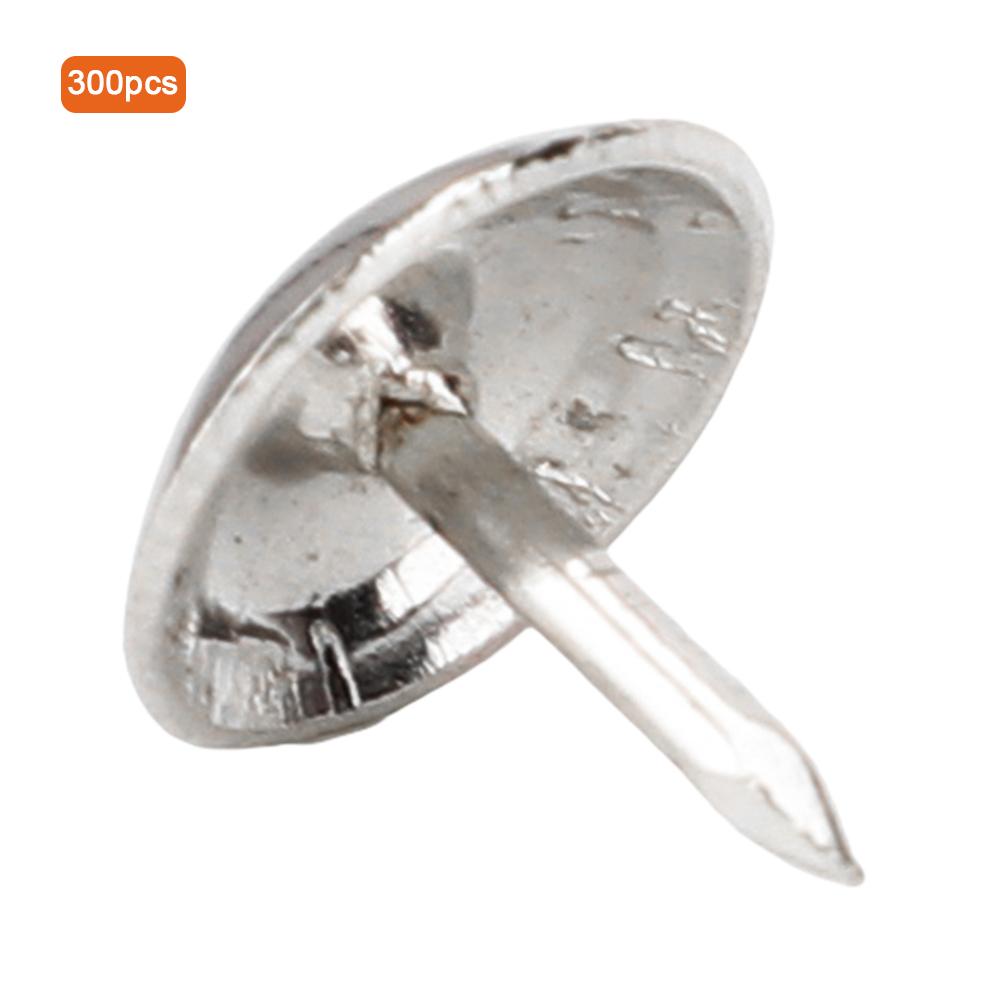 300 Τεμάχια Καρφιά Ταπετσαρίας Ρετρό Σίδερο Ασημί Λευκό Κουτί Δώρου Κοσμημάτων Κουτί Επίπλων Διακοσμητικά Καρφιά Αξεσουάρ