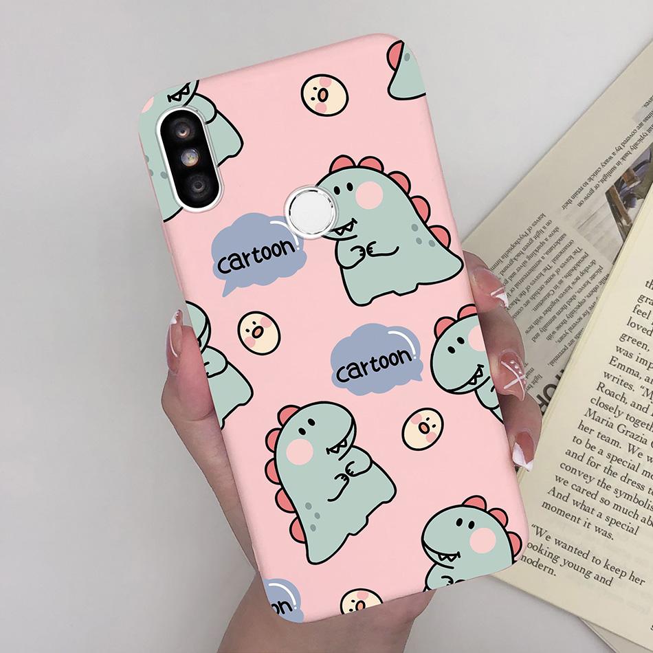 Case For Xiaomi Redmi S2 Y2 Cover Soft Matte Cute Pattern Silicone TPU Phone Case for Xiaomi RedmiS2 S 2 Y 2 Cases Back Cover