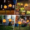 RunElves Outdoor Waterproof Solar Garden Halloween Pumpkin Recessed Set of Automatic Stylish Decorative Props for Haunted and Lights, Decorations,