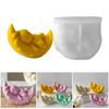 3D Silicone Candle Mold with Moon Rabbit Shape Creative Candle Molds Suitable for Artistic Candle and Soap Creation