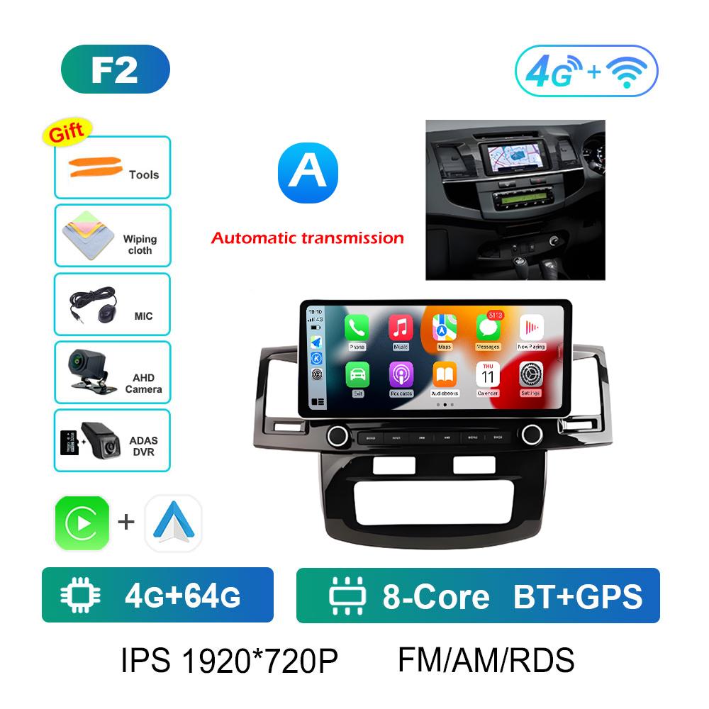 For Toyota Hilux 2005 2006 2007 2008 - 2014 Car Video Radio Multimedia Player Android Smart System Navigation GPS Bluetooth WIFI
