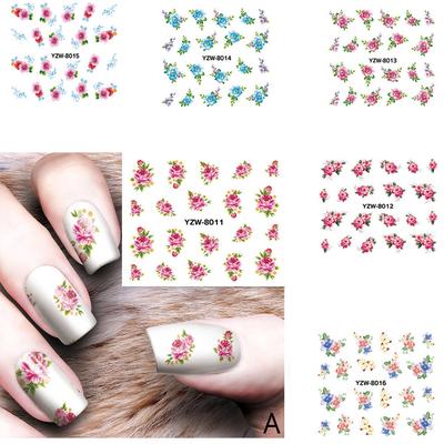 3D Nail Applique Patterned Nail Back Glue Sticker  Role Ofing Is Tasted