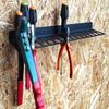 Screwdriver Storage Wall Mount Tool Rack Corrosion-resistant Finish Iron Construction Space-saving Storage Compact Design