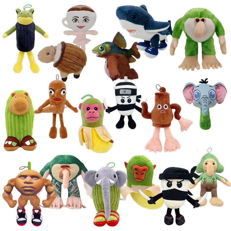 38Style Tralalelo Tralala Soft Tungtungtung Italian Brainrot Al Tralalero Tralala Plushie Cushioned Cuddly Bolster Playthings