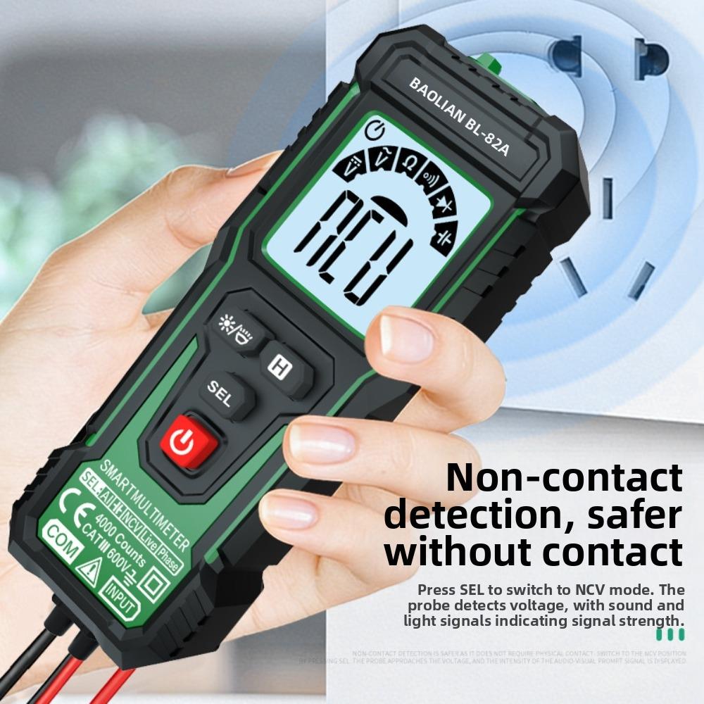 600V Smart Digital Multimeter AC DC Voltage NCV Multimeter New TRMS Multimeter