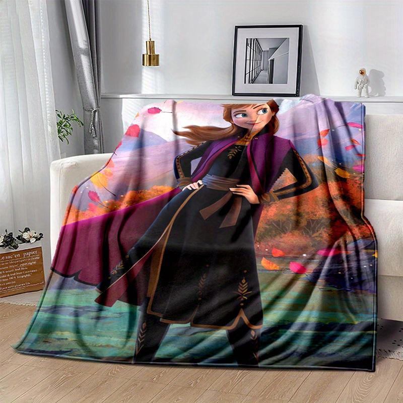 1pc, Anna's Adventure: Cozy Home Decor Blanket Perfect for Couch, Bed, Travel, Camping, Car, Beach, Office Nap Soft Throw Gift