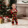 Christmas Print Cute Family Set Pajamas, Home Clothes, Family Set Long Sleeve Top Pants Set