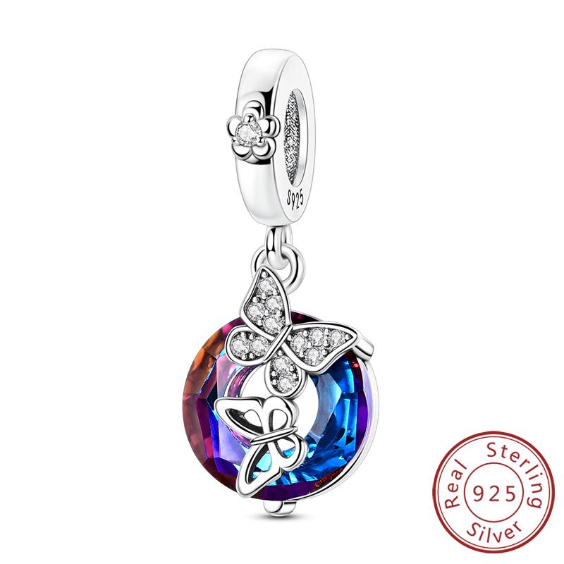 Silve Charms Beads Rabbit Robot Love Puppy Dog Charm Fit Original Bracelet Bangle Pendant Dangle Women Jewelry Gift