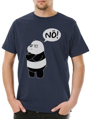 Maglietta da Uomo No Panda Carina No Nei Divertente Regalo Orso Bambù Orso Panda