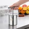 Press Type Manual Fruit Juicer Stainless Steel Fruit Residue Separator  Fruit Preparation