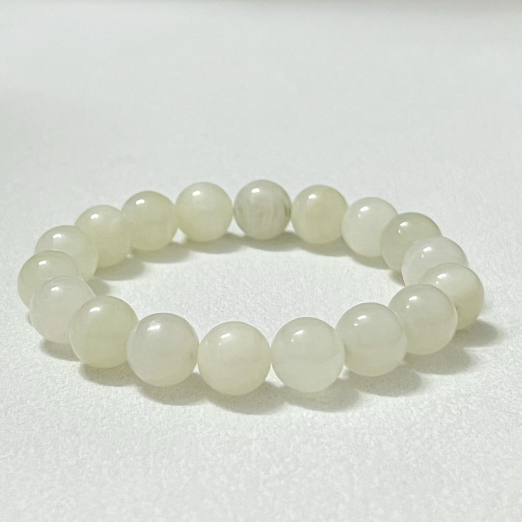 Natural Calcite 8mm Round Beads Stretchable Beaded Bracelets For Women Healing Meditation Gem Semi Precious Gemstone Bangle Jewelry Gifts